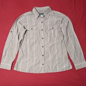 Women's Patagonia Stripe Button Down Collared Shirt